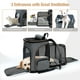 thumbnail image 3 of Mochila transportadora de mascotas Lekereise ampliable para mascotas pequeñas, 3 of 3