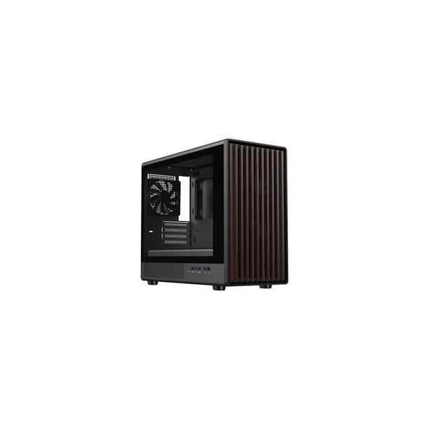 Gabinete para computadora DIYPC DIY-mATX06-Wood USB 3.0 Tipo C