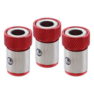 Bothyi - Anillos Magnéticos De 3 Uds. Anillos Magnéticos Para Broca Magnetizadora Fuerte Roja