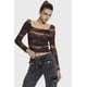 thumbnail image 2 of Polera Mujer Drapeada Bardot Café, 2 of 4