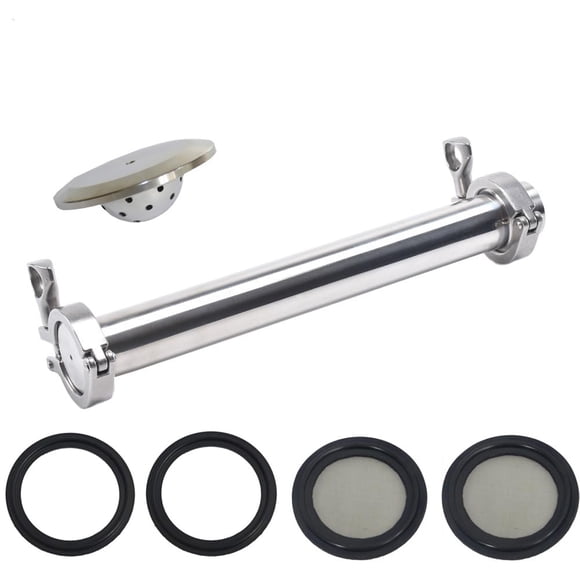Extractor abierto PEEM (con cabeza de pulverización uniforme), extractor de circuito cerrado, tubo de extracción de acero inoxidable, tubo de extracción para aceite vegetal (90 g/12 ")