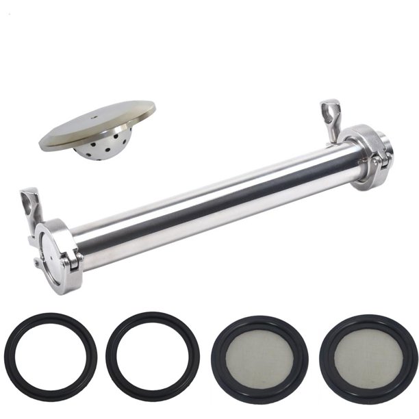 Extractor abierto PEEM (con cabeza de pulverización uniforme), extractor de circuito cerrado, tubo de extracción de acero inoxidable, tubo de extracción para aceite vegetal (90 g/12 ")