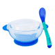 thumbnail image 4 of Set Alimentación Bebé Cuchara Pocillo Con Ventosa Fijación Azul, 4 of 7