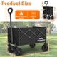 thumbnail image 2 of Carro plegable COZEER de alta resistencia, capacidad de 163 kg, 2 of 8