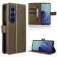 thumbnail image 1 of Funda Billetera para Motorola Moto G17 Power 4G con Ranuras y Soporte Marrón, 1 of 6