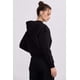 thumbnail image 3 of Polerón Mujer Cropped Negro, 3 of 4