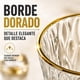 thumbnail image 3 of Set de 6 Vasos de Vidrio Texturizado con Borde Dorado, 3 of 9