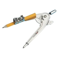 School Smart - Rodamiento Inteligente De Bolas Compass School Con Punta Corta De 30 Cm De Diámetro.