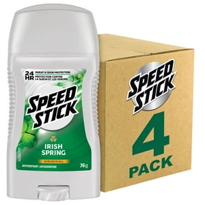 Desodorante Antitranspirante Speed Stick Para Hombre, 90 Ml, Paquete De 4