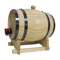 Bothyi - Contenedor De Almacenamiento Vintage De 1 L, 1,5 L O 3 L, Barril De Madera Para Cócteles Y Cervezas, Para Uso Doméstico.