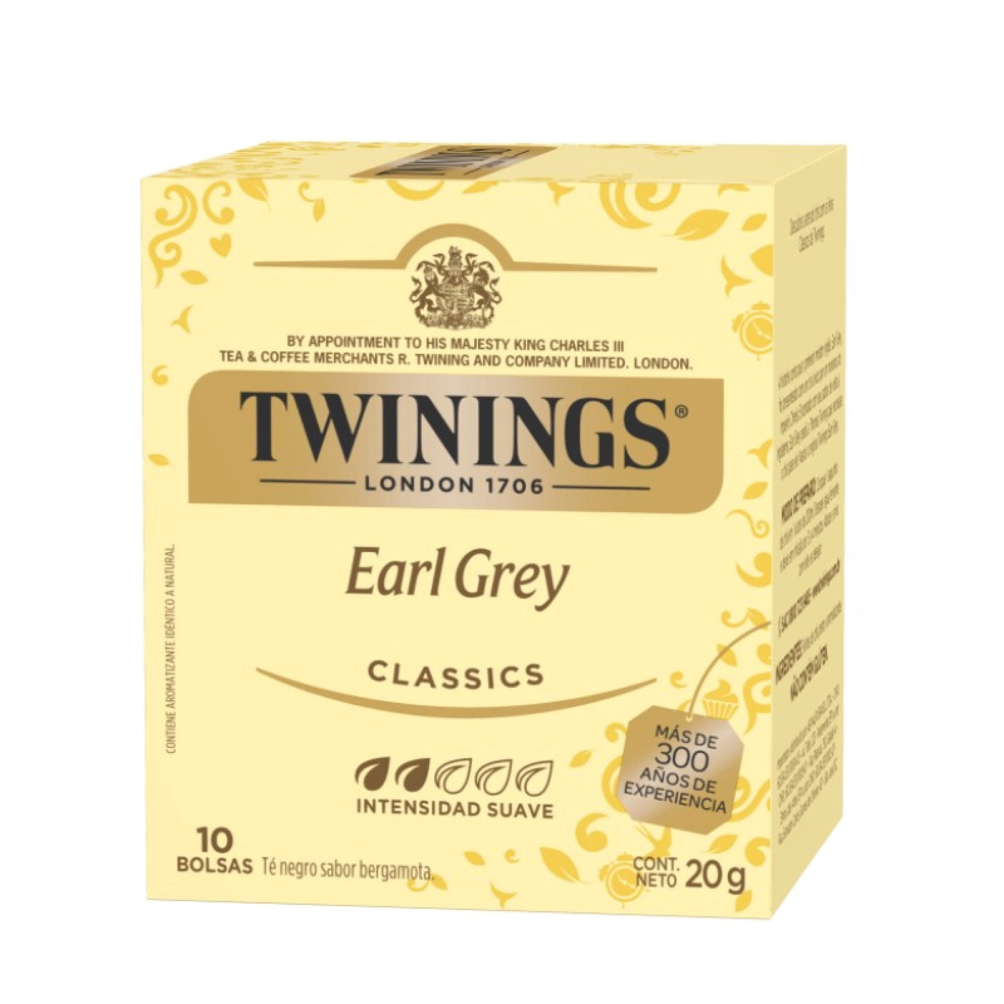 Té Earl Grey Caja 10 Un Twinings