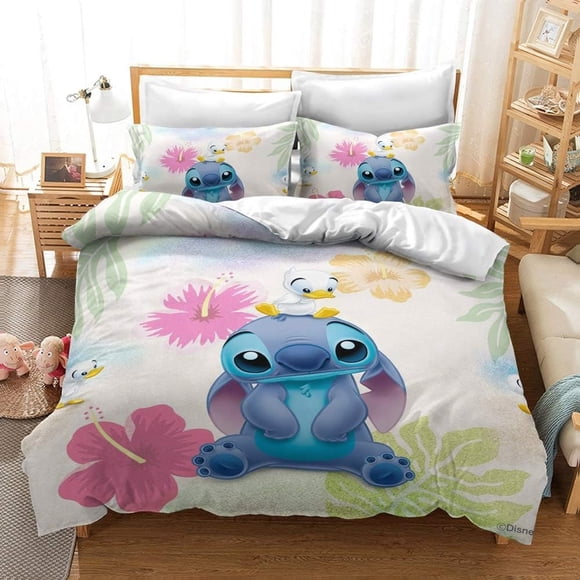 Lilo Stitch Duvet Cover Set,new style Bedding Set,Animation Stitch Quilt Cover