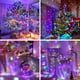 thumbnail image 2 of Guirnalda de luces LED de 200 pies para interiores y exteriores, luces navideñas de alambre transparente, 8 modos, impermeable, con luces parpadeantes, se conecta para decorar árboles, habitaciones, d, 2 of 7