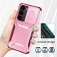 thumbnail image 5 of Funda Resistente para Samsung Galaxy S23 FE con Tapa Deslizante y Protección Militar Rosa, 5 of 6