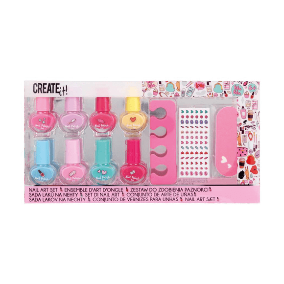 Set Arte de Uñas con Pegatinas Create It
