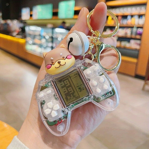 Mini Portable Retro Classic Game Console Handheld Game Player With Keychain For Kids Children Educational Gaming Toys Gifts