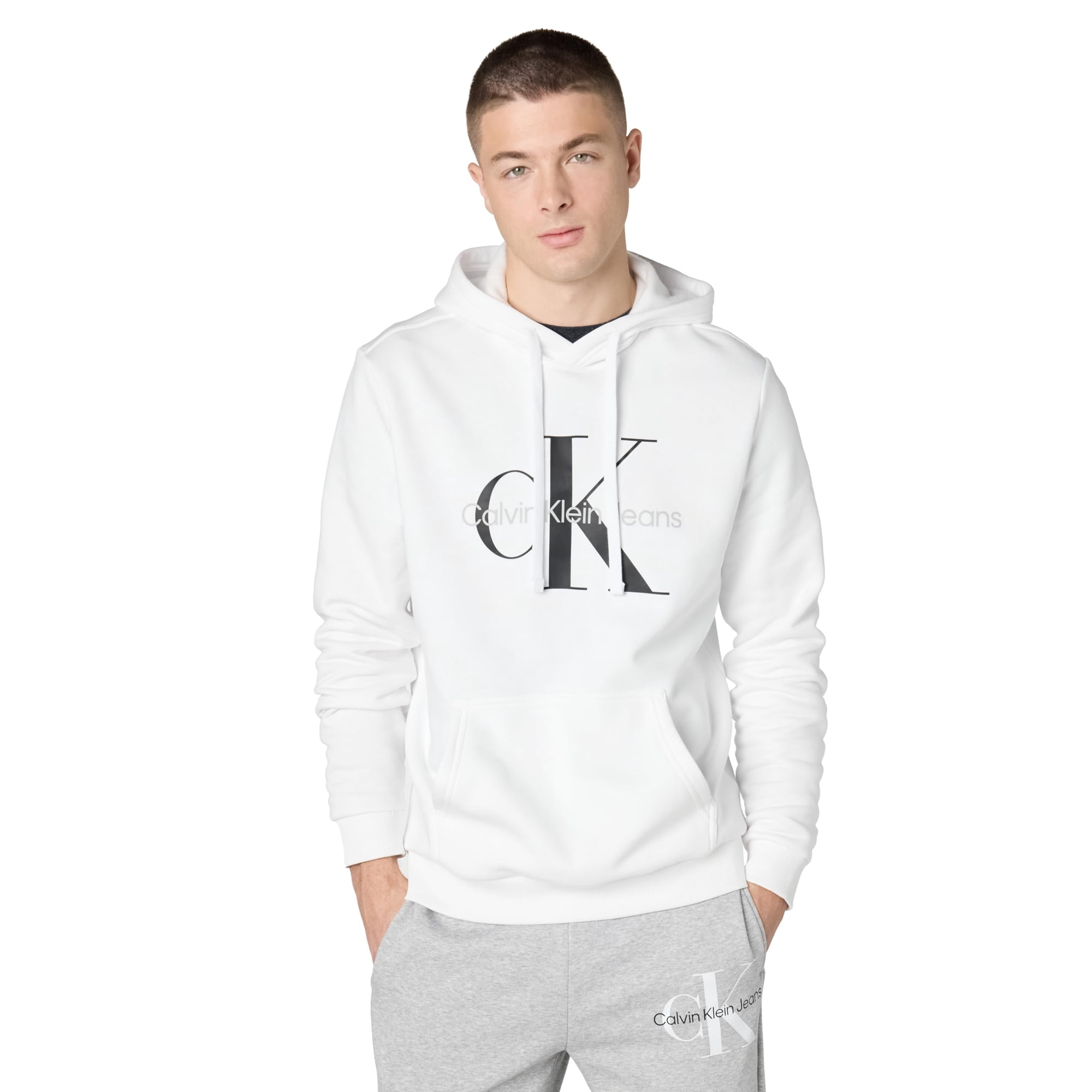 Sudadera Con Capucha Y Logo Monograma Calvin Klein
