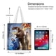 thumbnail image 5 of The Fantastic Four Bolso de tela con estampado de lienzo para mujer, bolsa de compras reutilizable y estética, con cremallera interior, regalo para mujer, 35 × 40 cm., 5 of 6