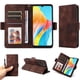 thumbnail image 4 of Carcasa FOXDOCK OPPO A18 4G de cuero PU, diseño acolchado clásico, protección contra caídas y rayones, 4 of 5