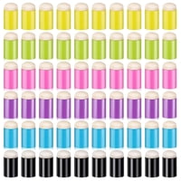 Magideal - 60 Uds Esponja Para Dedos Daubers Tinta Mezcla Tinta Esponja Estampado Dibujo Esponja Dauber Set Pintura Para Dedos Esponja Para Dibujar Pintura Tinta
