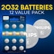 thumbnail image 5 of Batería Philips CR2032 Litio Coin de 3 V, paquete de 12, 5 of 8