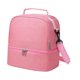 thumbnail image 3 of Bolsa De Almuerzo Con Aislamiento, Práctica Bolsa De Mano Portátil Para Mochileros En El Parque Al Aire Libre, Color Rosa, 3 of 5