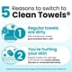 thumbnail image 4 of Toallas faciales Clean Skin Club Blemish Control XL, 50 unidades, 4 of 9