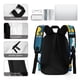 thumbnail image 5 of Mi Amigo Robot-theme Backpack, Campus style schoolbag Bookbag with Adjustable Shoulder Straps And Large Zip Compartment, Unisex Travel Bags.42x30x15cm, 5 of 6