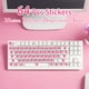 thumbnail image 2 of Adhesivo de teclado Majeree para uñas largas, reutilizable, rosa, 64 unidades, 2 of 6