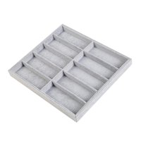 Ioensy - Estuche Organizador De 10 Rejillas Para Gafas De Sol Estuche De Almacenamiento Para Gafas De Franela