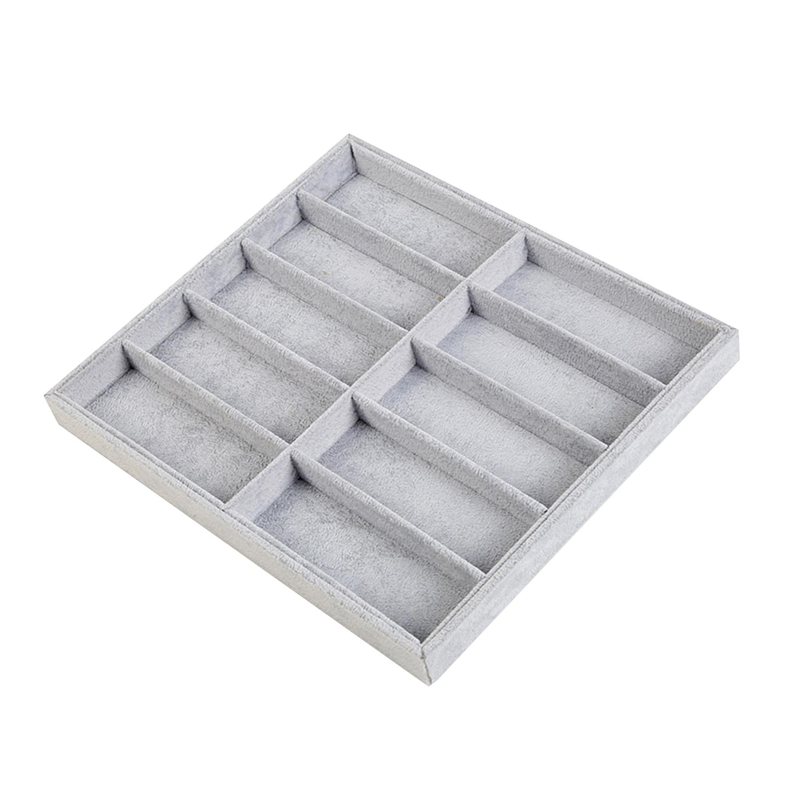 Ioensy - Estuche Organizador De 10 Rejillas Para Gafas De Sol Estuche De Almacenamiento Para Gafas De Franela