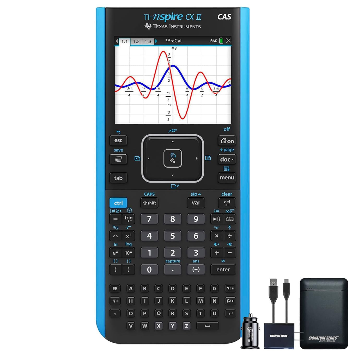 Certified Brands - Calculadora Gráfica Texas Instruments Ti-nspire Cx Ii Cas