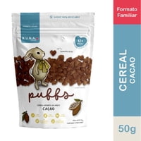 Cereal Infantil De Arroz Sabor Cacao 50 G Kuna Foods