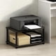 thumbnail image 1 of Soporte para impresora Furinno Turn-N-Tube de 2 niveles con Storage Espresso, 1 of 7