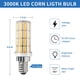 thumbnail image 2 of Bombillas LED RIUVAO E12 de 20 W (equivalente a 200 W), 3000 K, paquete de 4, 2 of 6
