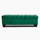 thumbnail image 1 of Banqueta Capitone Felpa Verde, 1 of 2