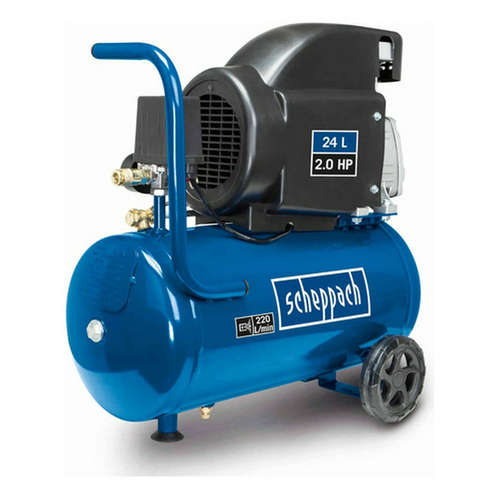 Compresor De Aire Portatil 2hp 24l - Scheppach