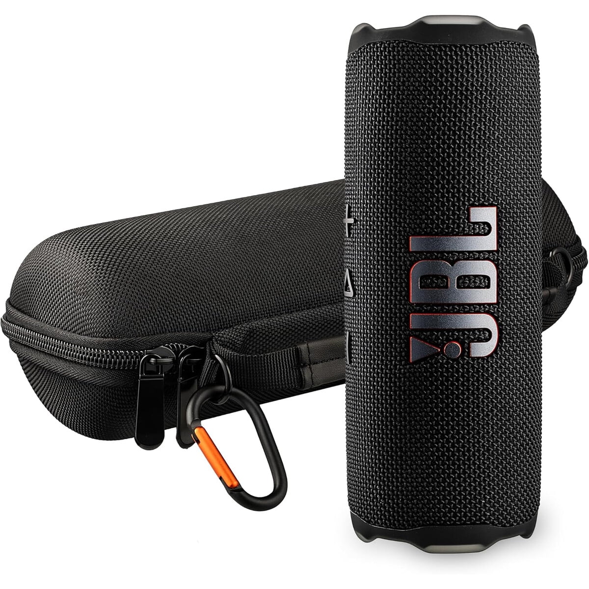Parlante Jbl Flip 7 Bluetooth Negro Impermeable Bundle Case