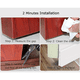 thumbnail image 4 of Burlete de silicona para puerta, adhesivo fuerte para puertas exteriores e interiores., 4 of 5