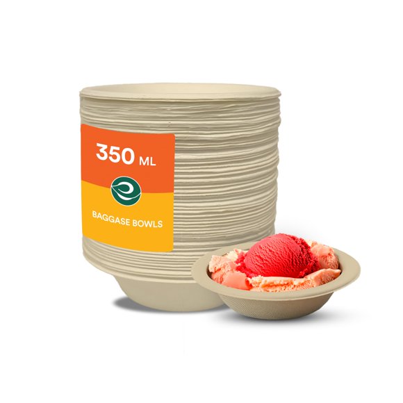 Tazones de papel ECO SOUL 350 ml (paquete de 50, natural)