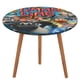thumbnail image 1 of Timmy Time-theme Fitted Round Tablecloths Elastic Edged Table Covers Waterproof Table Cloth for Kitchen Holiday Party Tables Decor 120cm, 1 of 6
