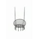 thumbnail image 2 of Silla Colgante Muna Tejida Gris Tipo Columpio Decorativa, 2 of 3