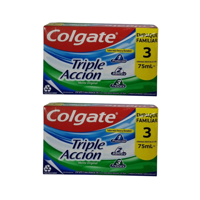Pasta Dental Colgate Triple Acción 75 Ml Pack Ahorro 6 Unidades