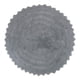 thumbnail image 1 of Alfombra de baño DII Crochet Collection reversible redonda gris, 1 of 7