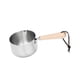 thumbnail image 5 of Sartén para cocinar, calentador de , leche de calentamiento con mango largo, utensilios de cocina, sartén para leche, olla para sopa para Mango de madera L, 5 of 5