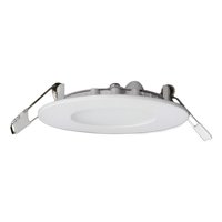 Teimporta - Panel Led Foco Plafón Empotrado Redondo 3W 8Cm Luz Cálida Blanco