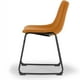 thumbnail image 3 of Pack 2 Sillas Para Comedor Asiento De Cuero Leah Patas Metalicas, 3 of 4