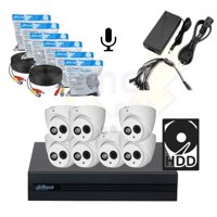 Kit Dahua Xvr 8Ch C/Audio 2Mp