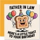 thumbnail image 1 of Tarjeta de felicitación Stuff4 Father in Law Birthday A Little Toast, 1 of 7
