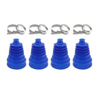 Ioensy - Juego De 4 Botas De Junta Homocinética Con 4 Abrazaderas, Fácil Instalación, Accesorios Para Automóviles, Goma